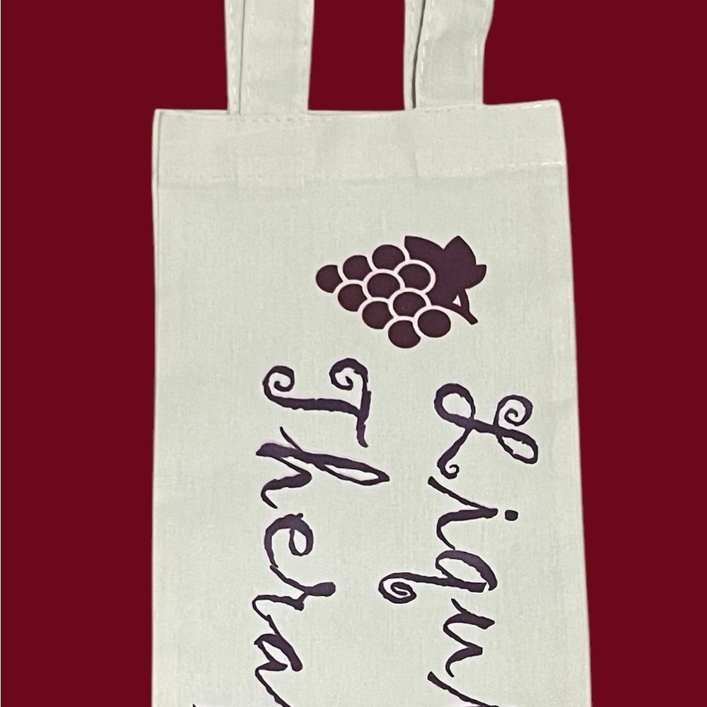 HANDCRAFTED WINE GIFT BAG HOLDS 750ML BOTTLE.  BUNDLE 2 FOR $25.